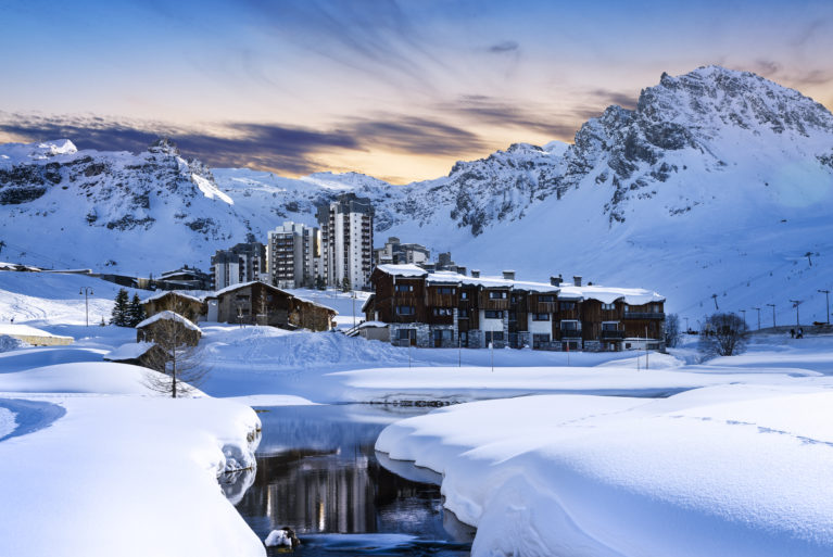 Les parkings à Tignes