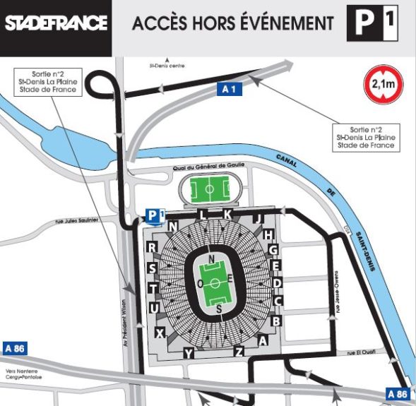 parking stade de france