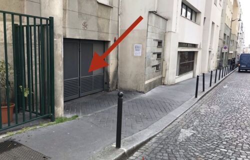 Parking Paris 20 Belleville rue Ramponeau