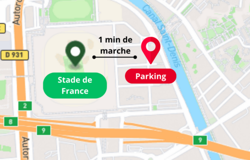 Box parking sécurisé – 1 min du Stade de France