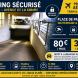 Parking souterrain sécurisé Mérignac – Aéroport / Tram – Courte ou longue durée ✈️🚗